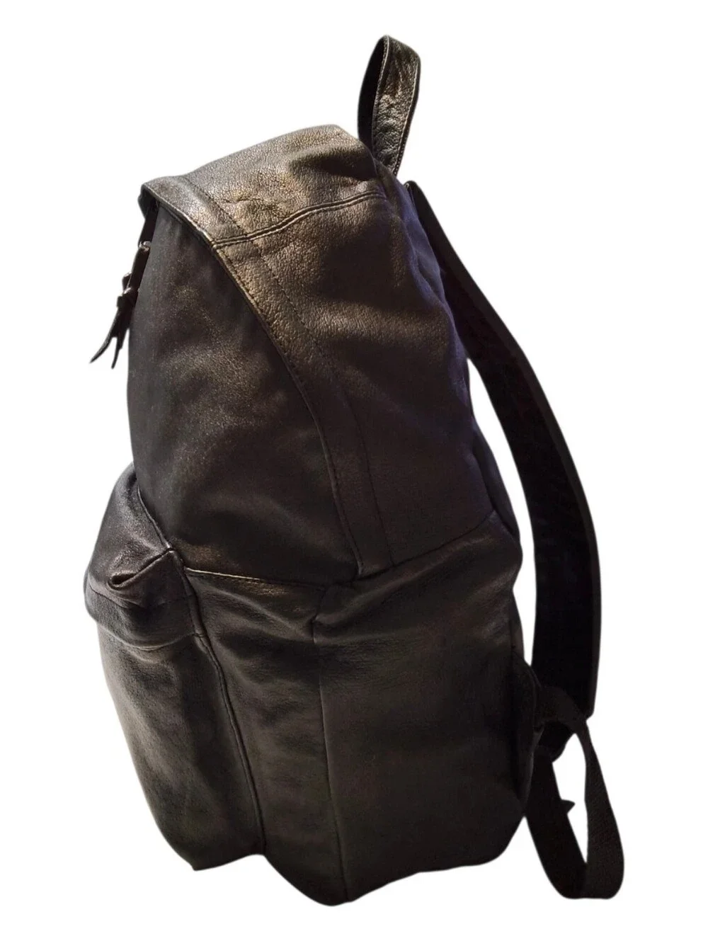 Vintage 90s Hard Rock Cafe Orlando Opening Team Staff Leather Backpack RARE